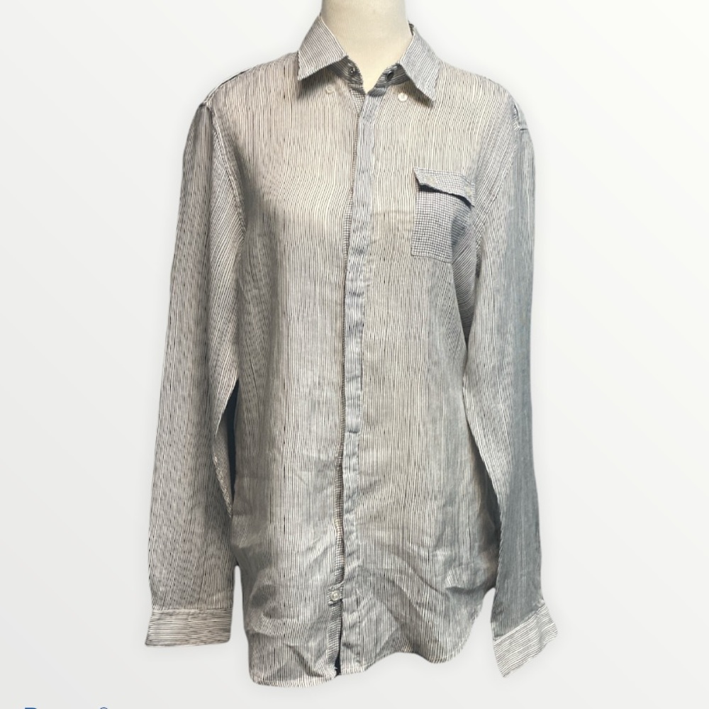 Nanibon long sleeve button down shirt 🧩